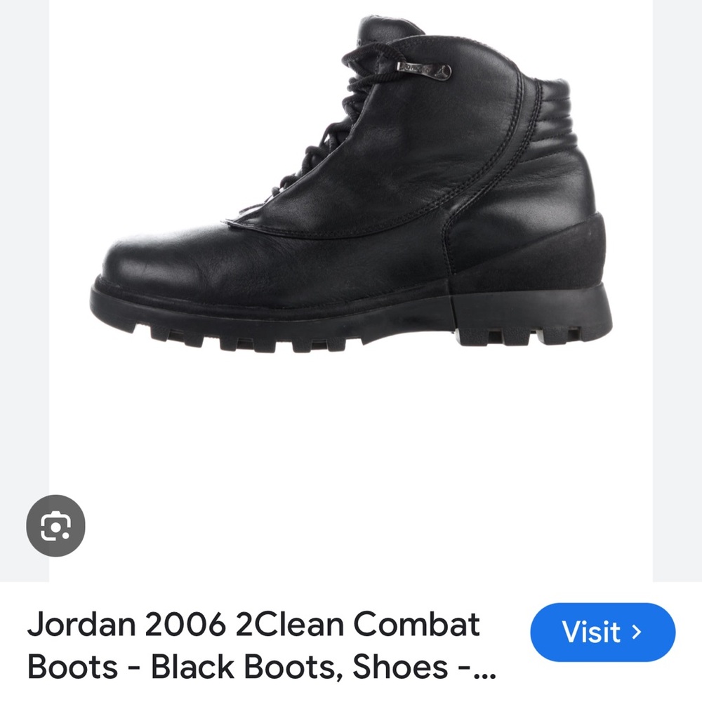 Original Jordan 2006 2 clean combat boots. Size 11 in black